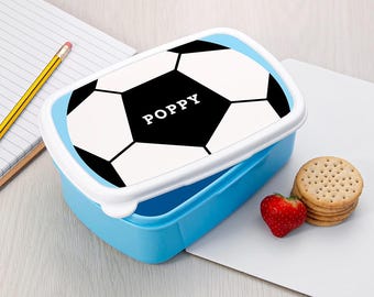 Personlig fotbollsmatlåda, barnpresent
