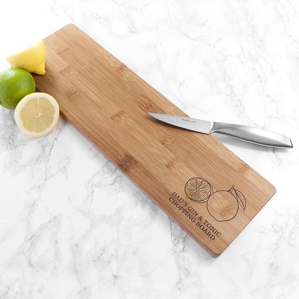 Personalised Gin and Tonic Chopping Board