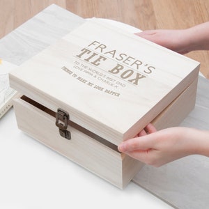 Personalisierte Krawattenbox
