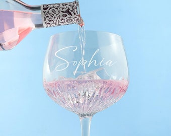 Personalised Crystal Gin Goblet