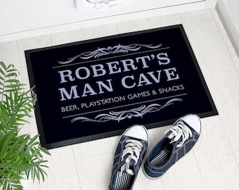 Personalised Man Cave Doormat