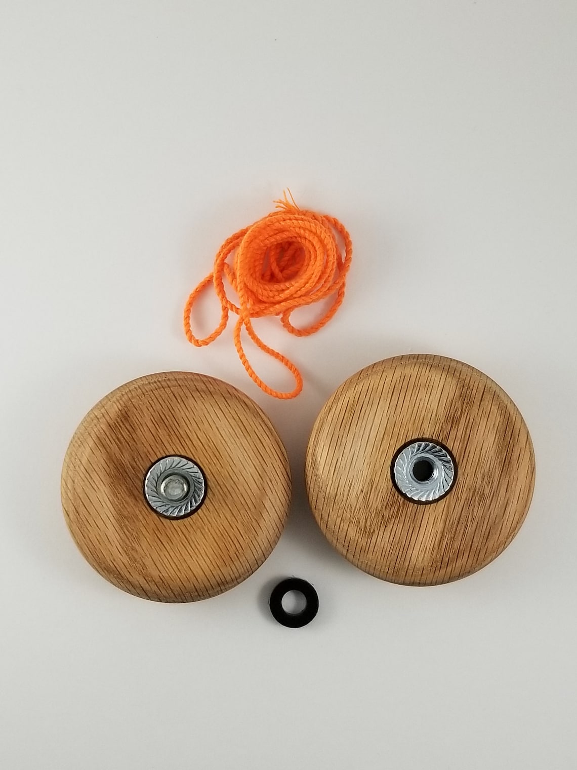 Wooden YoYo Fixed Axle Yoyo Oak Etsy