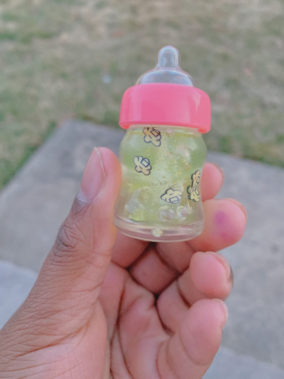 Bumble Bee Lip Gloss Baby Bottle Lip Gloss Lemon Scented