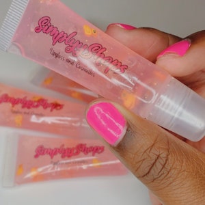 Eco-friendly Organic Pink Grapefruit Lip Balm Tube 0.3 oz