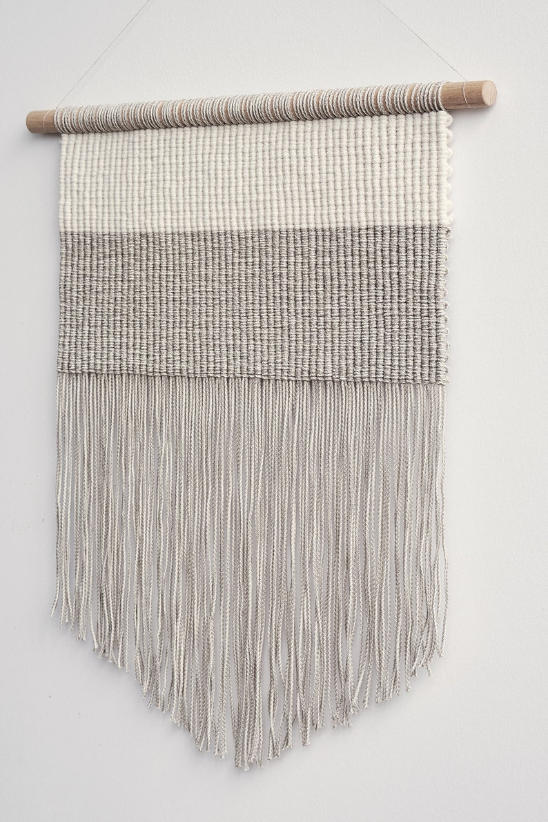 Extra large macrame wall hanging in a woven style macrame Etsy