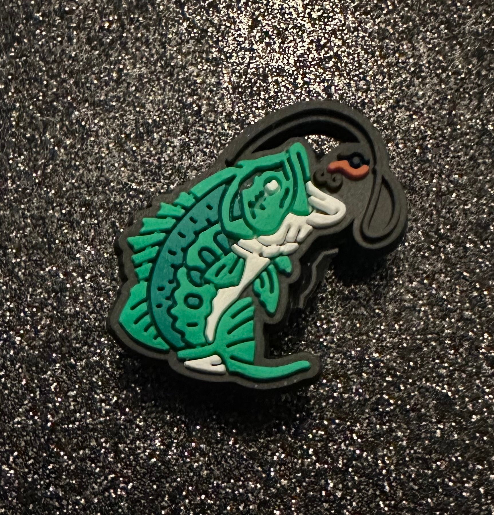 Large Mouth Bass Shoe Charm Etsy