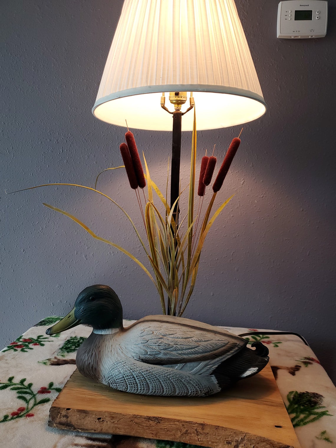 Handmade Mallard duck decoy lamp Etsy