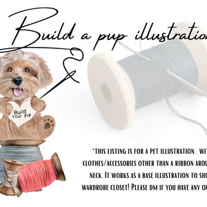 Build a pup illustration (No accessories included)