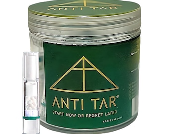 ANTI TAR® TripleGuard Cigarette Filter Tips, 8mm (50 Count)