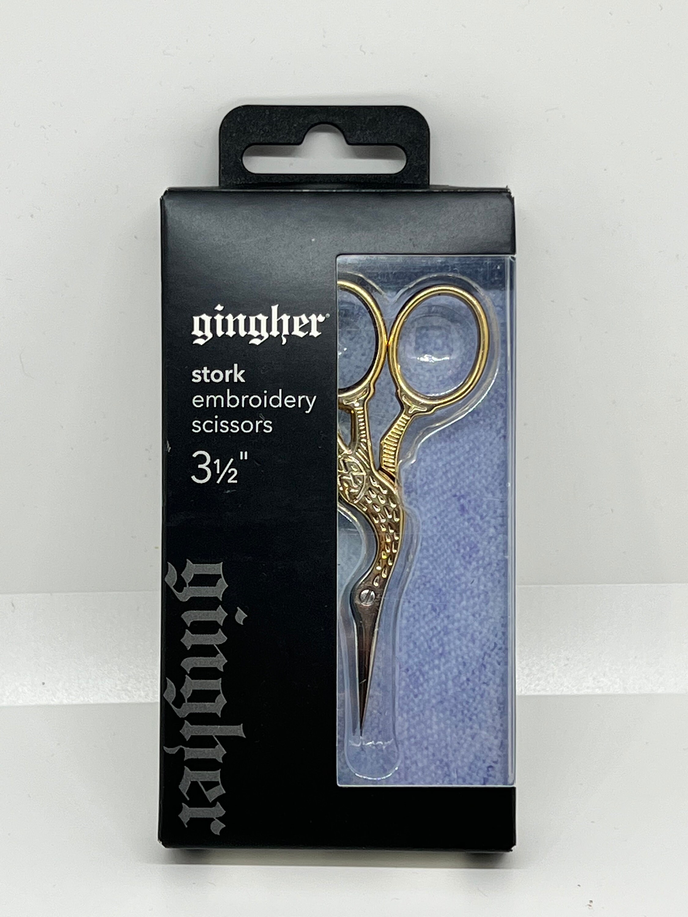 Gingher Stork Embroidery Scissors 3.5 Inch Gold 01005280 Etsy