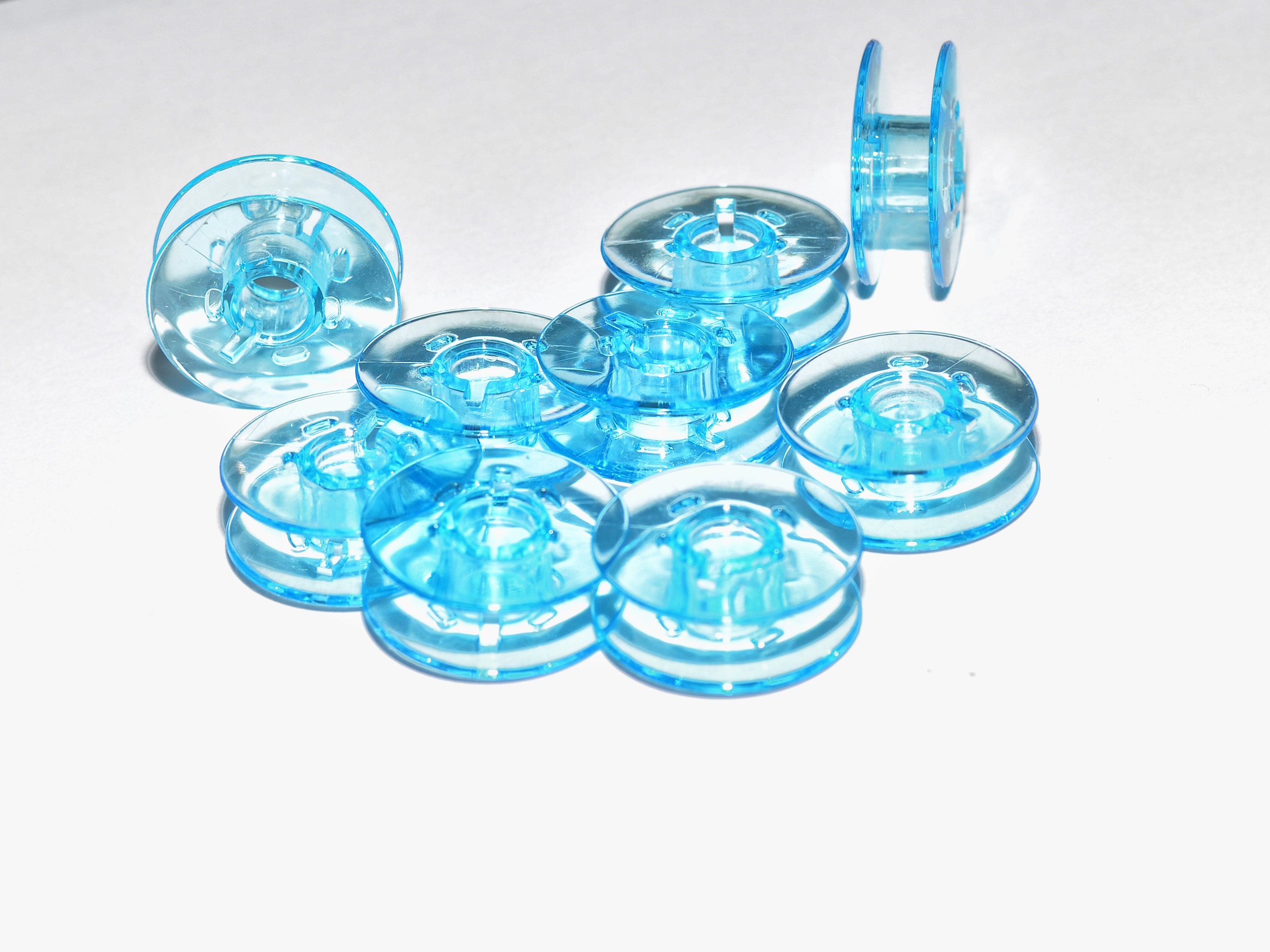 Pfaff BOBBINS 9304097045 Blue Plastic for Sewing Machines 10 Pieces 