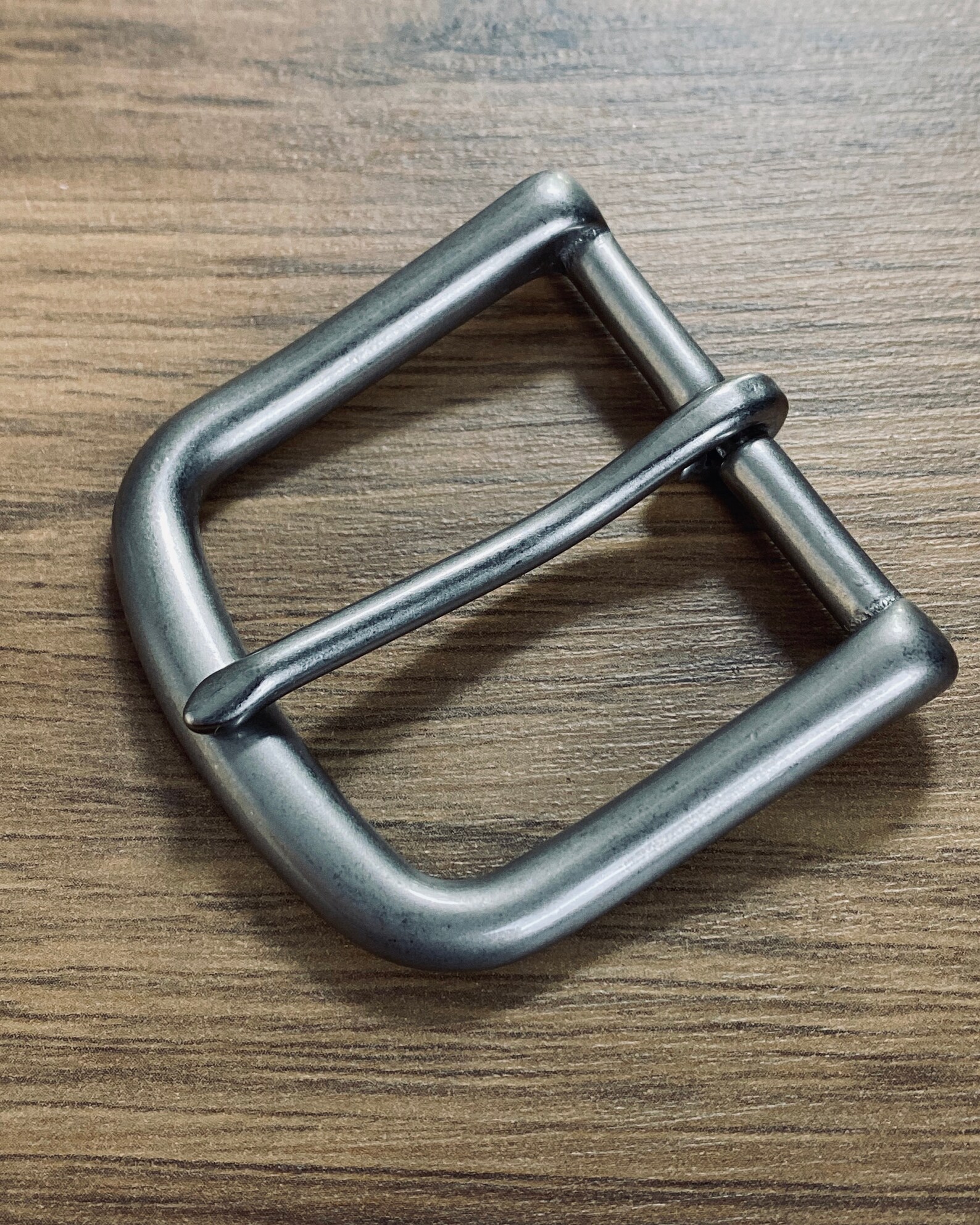 Walbrook Belt Buckle Solid Brass/ Matte Nickel / Black Etsy