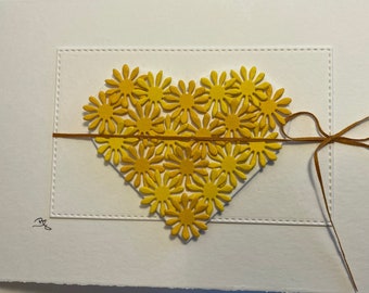 Greeting card with heart