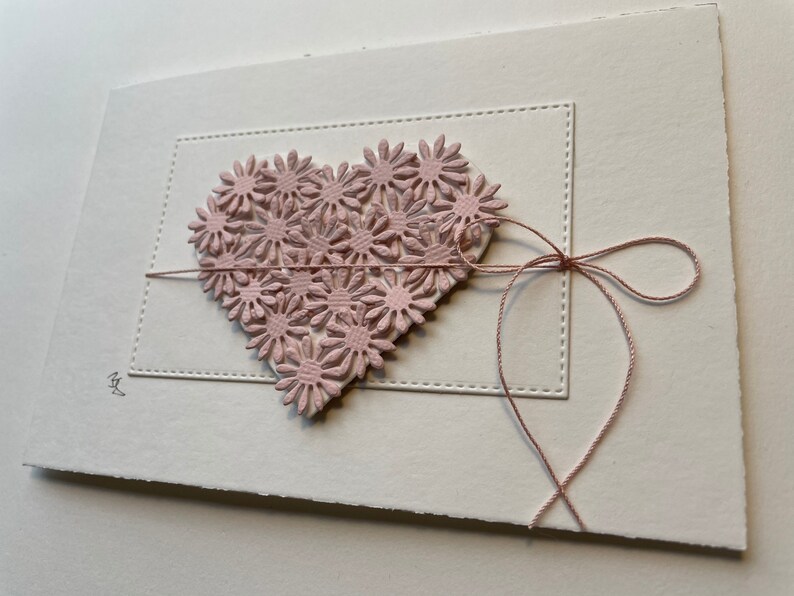 Greeting card with heart image 8