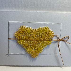 Greeting card with heart image 2