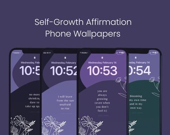 Self Growth Affirmation Phone Wallpapers, Poetry for Personal and Spiritual Encouragement and Empowerment