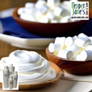 Marshmallow Cream Scent Fragrance Oil for Candles, Soap, Incense, Lotion, Diffusers, Slime, Scrubs, Perfumes, Body Butters, & more