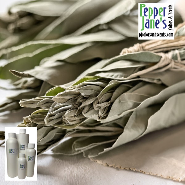 White Sage Fragrance Oil for Candles, Soap, Incense, Lotion, Diffusers, Slime, Scrubs, Perfumes, Body Butters, and more