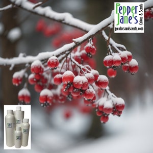 Winter Snowberry Fragrance Oil for Candles, Soap, Incense, Lotion, Diffusers, Slime, Scrubs, Perfumes, Body Butters, and more