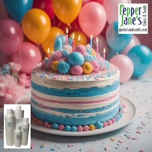 Birthday Cake Fragrance Oil for Candles, Soap, Incense, Lotion, Diffusers, Slime, Scrubs, Perfumes, Body Butters