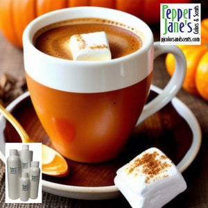 Pumpkin Marshmallow Latte Fragrance Oil for Candles, Soap, Incense, Lotion, Diffusers, Slime, Scrubs, Perfumes, Body Butters, more