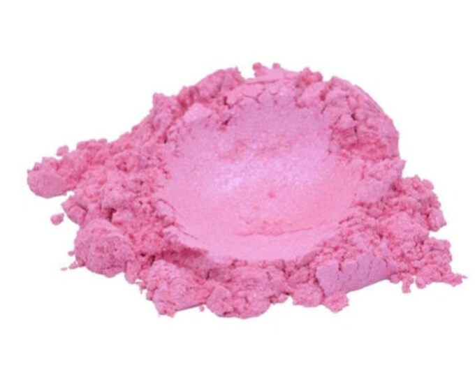 Pink Pearl Mica Powder Color Pigment for Cosmetics & Soap Making Etsy