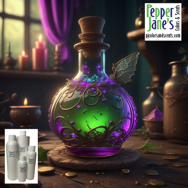 Pixie Potion Scent Fragrance Oil for Candles, Soap, Incense, Lotion, Diffusers, Slime, Scrubs, Perfumes, Body Butters, and more