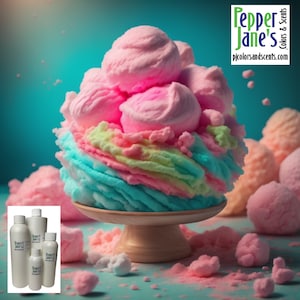 Cotton Candy Deluxe Fragrance Oil for Candles, Soap, Incense, Lotion, Diffusers, Slime, Scrubs, Perfumes, Body Butters, and more