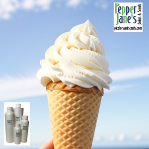 Vanilla Ice Cream Cone Fragrance Oil for Candles, Soap, Incense, Lotion, Diffusers, Slime, Scrubs, Perfumes, Body Butters, and more