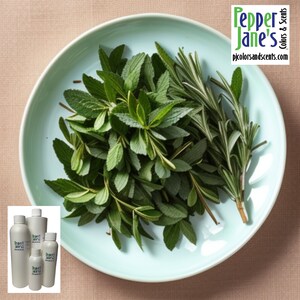 Rosemary Mint Fragrance Oil for Candles, Soap, Incense, Lotion, Diffusers, Slime, Scrubs, Perfumes, Body Butters