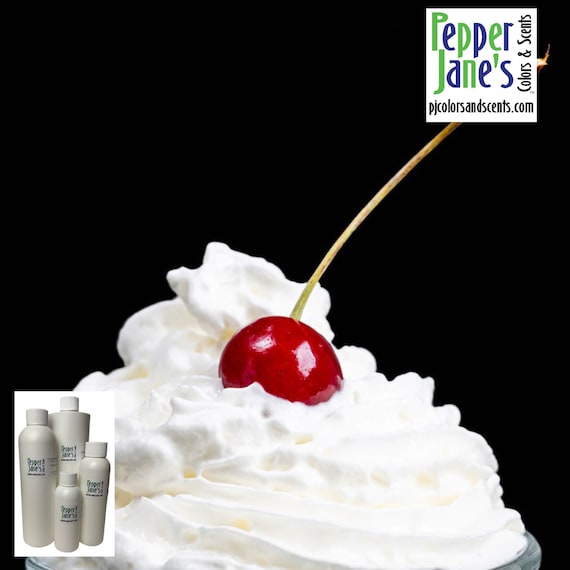 Whipped Cream Scent Fragrance Oil, Sweet Airy Aroma