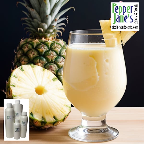 Pina Colada Fragrance Oil for Candles, Soap, Incense, Lotion, Diffusers, Slime, Scrubs, Perfumes, Body Butters, more