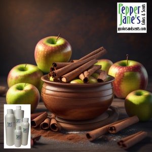 Cinnamon Apple Fragrance Oil for Candles, Soap, Incense, Lotion, Diffusers, Slime, Scrubs, Perfumes, Body Butters, and more