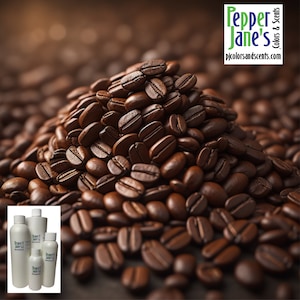 Coffee Bean Fragrance Oil for Candles, Soap, Incense, Lotion, Diffusers, Slime, Scrubs, Perfumes, Body Butters, more
