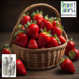 Strawberry Fragrance Oil for Candles, Soap, Incense, Lotion, Diffusers, Slime, Scrubs, Perfumes, Body Butters, and more