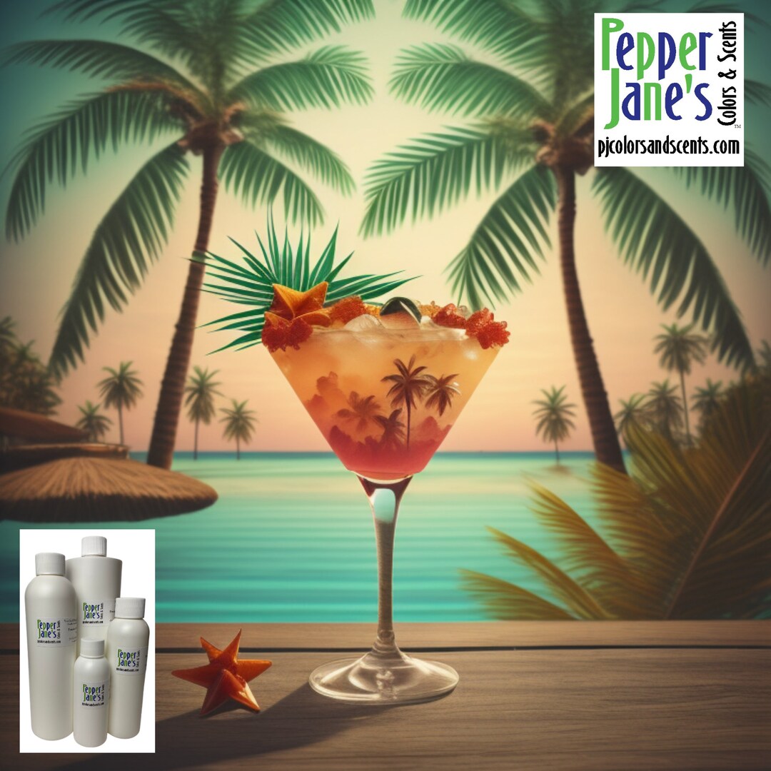 Paradise Cocktail Fragrance Oil for Candles, Soap, Incense, Lotion