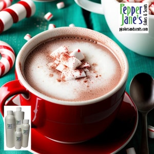 Peppermint Hot Cocoa Fragrance Oil for Candles, Soap, Incense, Lotion, Reed Diffusers, Slime, Scrubs, Perfumes, Body Butters, and more