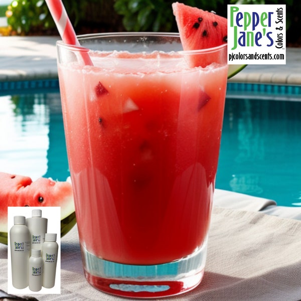 Watermelon Punch Fragrance Oil for Candles, Soap, Incense, Lotion, Diffusers, Slime, Scrubs, Perfumes, Body Butters, and more