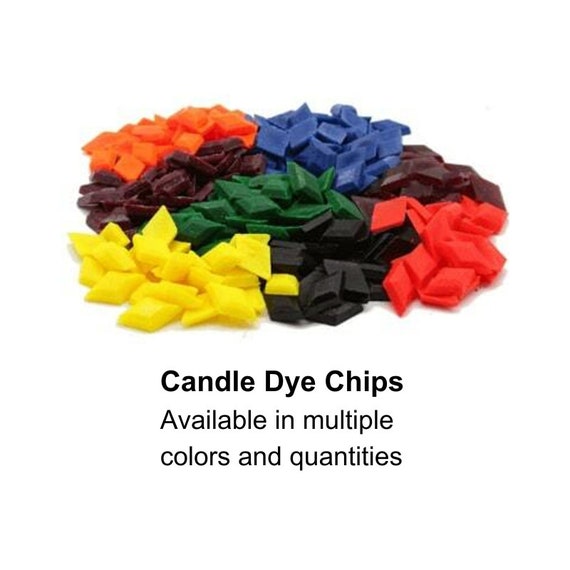 White Candle Color Dye Chips for Candle Making Multiple Sizes