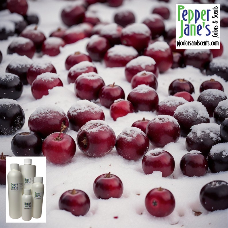 Frosted Cranberry Fragrance Oil for Candles, Soap, Incense, Lotion, Diffusers, Slime, Scrubs, Perfumes, Body Butters, and more image 1