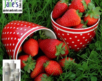 Fresh Strawberry Scent Fragrance Oil: Candles, Soap, Lotion, Slime