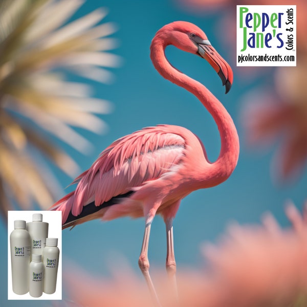 Pink Flamingo Fragrance Oil for Candles, Soap, Incense, Lotion, Diffusers, Slime, Scrubs, Perfumes, Body Butters, and more