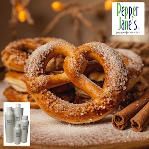Cinnamon Sugar Pretzel Fragrance Oil for Candles, Soap, Incense, Lotion, Diffusers, Slime, Scrubs, Perfumes, Body Butters, and more