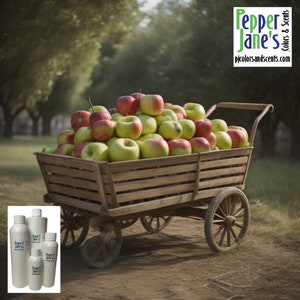 Apple Cart Fragrance Oil for Candles, Soap, Incense, Lotion, Diffusers, Slime, Scrubs, Perfumes, Body Butters, and more