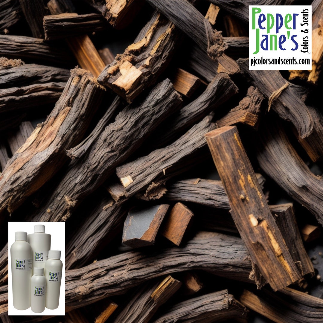 Oud Wood Fragrance Oil for Candles, Soap, Incense, Lotion, Diffusers