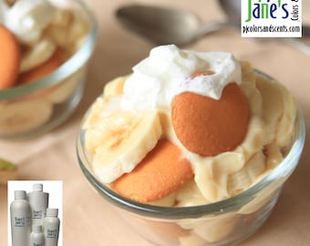 Banana Puddin&#39; Scent Fragrance Oil for Candles, Soap, Incense, Lotion, Diffusers, Slime, Scrubs, Perfumes, Body Butters, and more