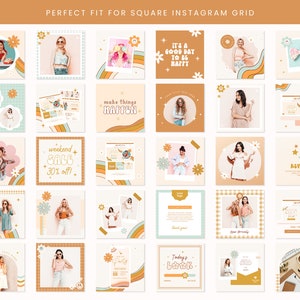 Instagram Posts Template Bundle in Square, Portrait, and Stories in ...