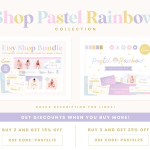 Shopify Theme Pastel Rainbow Customizable Colors Shopify - Etsy