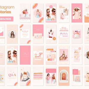 Instagram Posts Template Bundle in Square Portrait and - Etsy