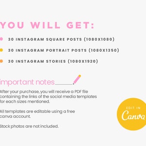 Instagram Posts Template Pastel Groovy Rainbow Colors Bundle in Square ...